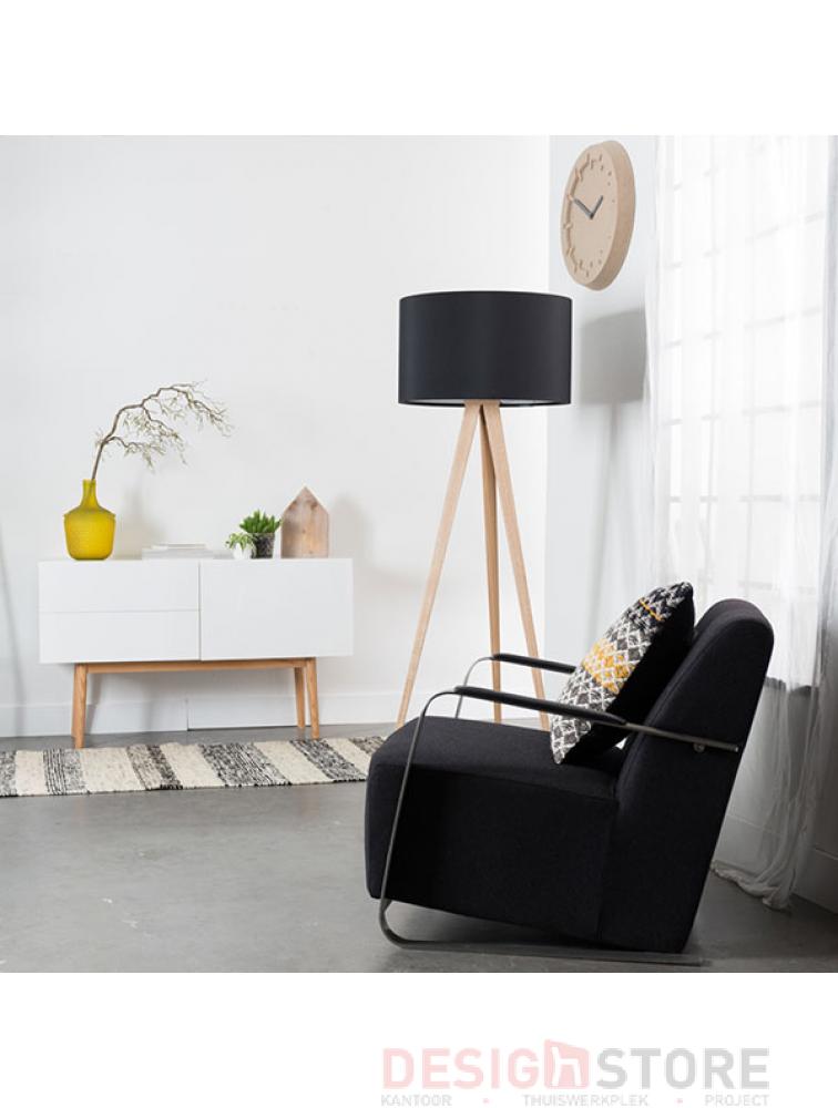 Zuiver Tripod Wood Floor lamp - Vloerlampen